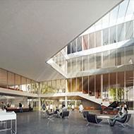 BÂTIMENT POUR LE PÔLE  DE RECHERCHE EN NEUROSCIENCES SUR LE SITE DU CEA